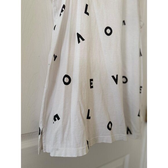 Current/Elliott White Love Letter The Muscle Tee Tank Size 2, M - Picture 11 of 16